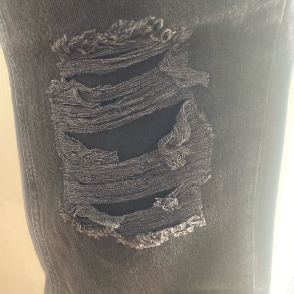 Free People Maggie Mid Rise Jeans. Color: Black - Picture 6 of 8